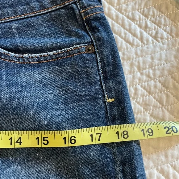 CITIZENS OF HUMANITY Kelly Boot Cut Low Rise Dark Blue Jeans Denim Y2K Womens 29 - Picture 13 of 16